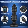Thrusting Remote Control Butt Plug With Vibrating and Thrusting Modes