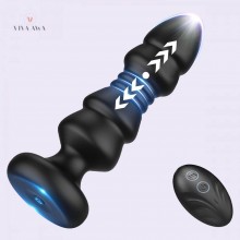 Thrusting Remote Control Butt Plug With Vibrating and Thrusting Modes