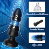 Thrusting Remote Control Butt Plug With Vibrating and Thrusting Modes