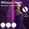 Rose Sex Toy Anal Beads Vibrating Butt Plug with 9 Modes Waterproof Silicone Rose Toy