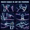 Pleasure Penis Ring Vibrator for Couple Male Adult Sex Toys with 9 Modes Vibrations (Black)