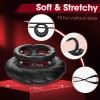Penis Ring Vibrator with 10 Vibrations Adult Male Sex Toy for Longer Harder Stronger Double Penis Vibrators
