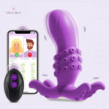 Vibrating Wearable Panty Clitoral Vibrators Nipple Clit Anal Stimulator Adult Sex Toy for Couple