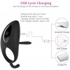 Vibrating Penis Cock Ring Enhancer Rechargeable Silicone Couple Sex Toys India