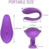 Couple Vibrator with 10 Vibrations Waterproof Remote Control Rechargeable
