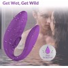 Remote Couple Vibrator with Clit Pulsating Rechargeable & Waterproof