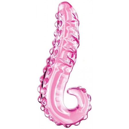 CRYSTAL GLASS TONGUE DILDO