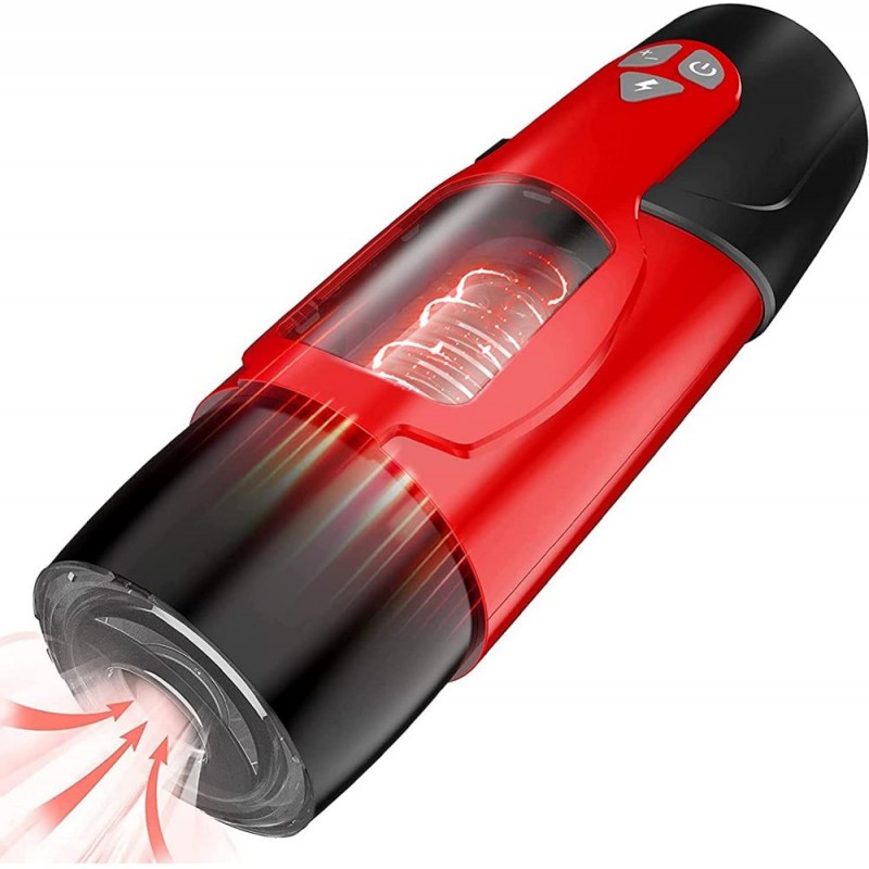 Electric Male Masturbator Cup with 7 Powerful Thrusting Rotating Modes for Penis Stimulation