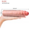 Penis Sleeve Realistic Textured Cock Extender Ultra-Soft Material