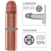 Penis Sleeve Realistic Textured Cock Extender Ultra-Soft Material