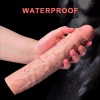 Penis Sleeve Realistic Textured Cock Extender Ultra-Soft Material