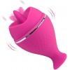 Tongue Vibrator with 10 Intense Vibration Modes Licking Vibrator for Famale Masturbator & Couples