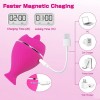 Tongue Vibrator with 10 Intense Vibration Modes Licking Vibrator for Famale Masturbator & Couples