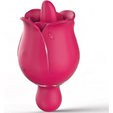 Tongue Vibrator Rose Licking Sex Toy Mini Small Vibrators with 9 Modes & 9 Powerful Vibration