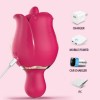 Tongue Vibrator Rose Licking Sex Toy Mini Small Vibrators with 9 Modes & 9 Powerful Vibration