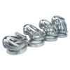 BON4Max High Quality Male Chastity Package in Stainless Steel including all Cage Sizes Complete High Quality Cock Cage Set