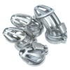 BON4Max High Quality Male Chastity Package in Stainless Steel including all Cage Sizes Complete High Quality Cock Cage Set
