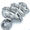 BON4Max High Quality Male Chastity Package in Stainless Steel including all Cage Sizes Complete High Quality Cock Cage Set