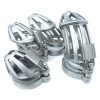BON4Max High Quality Male Chastity Package in Stainless Steel including all Cage Sizes Complete High Quality Cock Cage Set