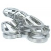 BON4Max High Quality Male Chastity Package in Stainless Steel including all Cage Sizes Complete High Quality Cock Cage Set