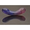 Glass Dildo - Twilight Fuchsia Luster - Luxury Sex Toy / Beautifully Colored Glass Sex Toy / Stimulating Massager by Simply Elegant Glass