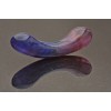 Glass Dildo - Twilight Fuchsia Luster - Luxury Sex Toy / Beautifully Colored Glass Sex Toy / Stimulating Massager by Simply Elegant Glass