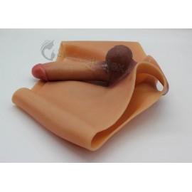 Dildo Silicone Penis Pants Shorts Transgender Dick Fake Cock Strap On Sex Toy UK Lifelike Cast (Solid or Hollow)