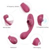 Vaginal Breast Sucking Vibrator India Dual Motor 10 Vibration Modes Waterproof Couple Female Vibrator Pussy Sucking Sex