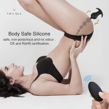 Vibrating Anal Beads With Safe Pull Handle Rechargeable Waterproof Anal Sex Toy Inida