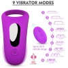 Vibrating Cock Ring 9 Speed Remote Control Waterproof Sex Toy For Male And Couples