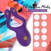 Vibrating Cock Ring India 10 Vibration Modes Waterproof Nipple Massage Couples Play