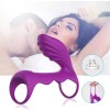 Vibrating Cock Ring Silicone Rechargeable Adult Couples Toys India