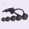 Vibrating Cock Ring With Anal Beads Couple Sex Toys India