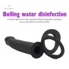 Vibrating Dual Double Penis Cock Ring With Dildo Vibrator Sex Toys India