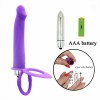 Vibrating Dual Double Penis Cock Ring With Dildo Vibrator Sex Toys India