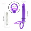 Vibrating Dual Double Penis Cock Ring With Dildo Vibrator Sex Toys India