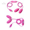 Vibrating Egg G Spot Stimulator USB Double Bullet Vagina Anal Vibrator Masturbator