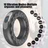 Vibrating India Penis Cock Ring Waterproof Powerful 10 Modes Vibration