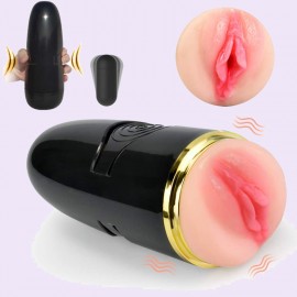 Vibrating Male Masturbator Cup Detachable Pocket Pussy Fleshlight In India Artificial Vagina Rechargeable with 10 Stimulation Innovative Squeezable for Men Masturbation