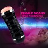 Vibrating Male Masturbator India Realistic Tight Vagina Mouth With Voice Male Sex Toy