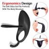 Vibrating Penis Cock Ring Enhancer Rechargeable Silicone Couple Sex Toys India