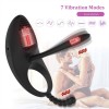 Vibrating Penis Cock Ring Enhancer Rechargeable Silicone Couple Sex Toys India