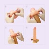 Vibrating Penis Sleeve Online India Realistic Penis Enlarger Soft Liquid Silicone 