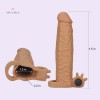 Vibrating Penis Sleeve Penis Extension Enlargement Hollow Strap On Dildo Sex Toy India
