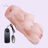 Vibrating Pocket Pussy Realistic Vagina Male Masterbation Adult Sex Toys For Men