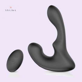 Prostate Massager 9 Vibration Mode Wireless Remote Control Rechargeable Waterproof India Anal Sex Toys