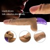 Vibrating Silicone Dildo Thrusting USB Rechareable Sex Toys For Women Couples