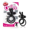 Wearable Rabbit Vibe Vibrating Penis Ring Black