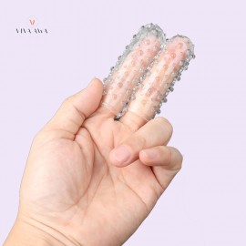 Adult Product Finger Penis Sleeve Finger Penis Sleeve G-Spot Clit Stimulate
