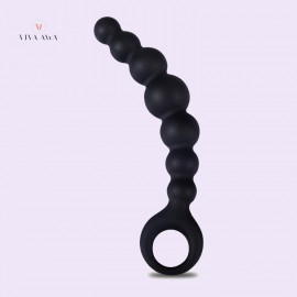 Anal Beads Silicone Anal Sex Toys With Safe Pull Ring